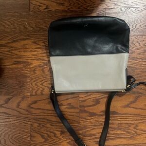 Fossil Black and Gray Shoulder Bag